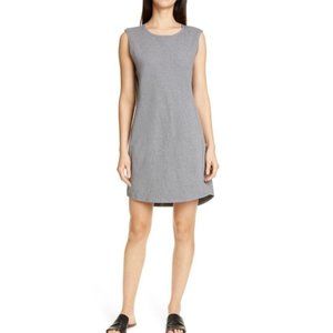 Eileen Fisher Heathered Organic Cotton Jersey Stre